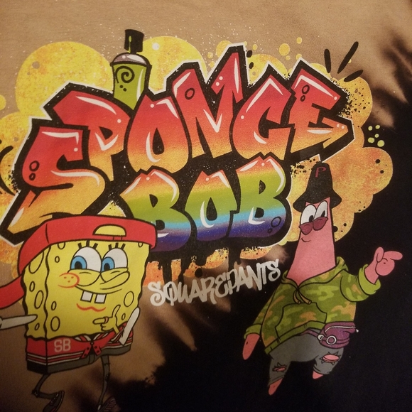 Nickelodeon Sponge Bob Square Pants & Patrick T Shirt. Rappin Size Medium - Picture 2 of 6